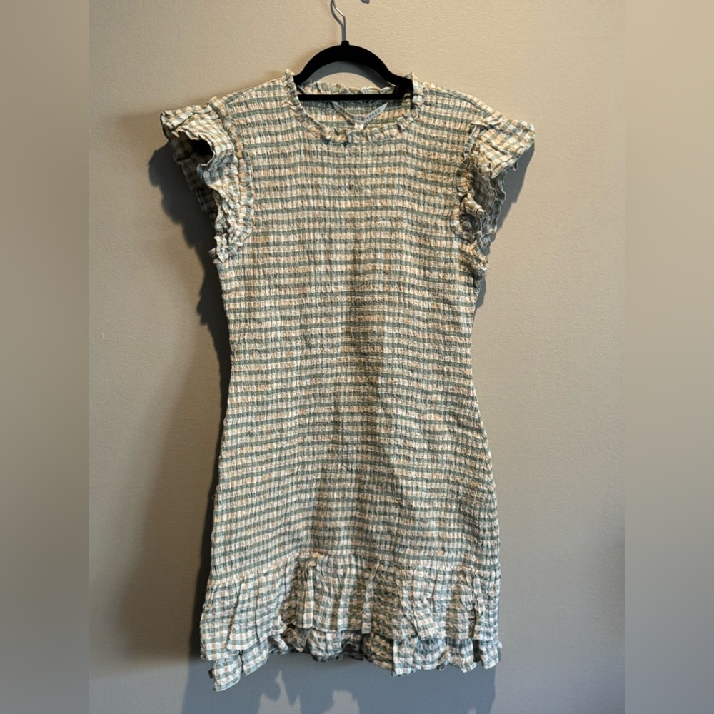 Veronica Beard Smocked Cici Dress - Gingham - Picture 3 of 4